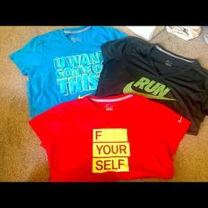 Nike dri-fit tops